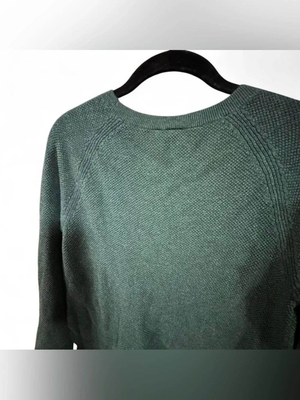 Hunter Green‎ Light-Weight Crewneck Thermal Sweater